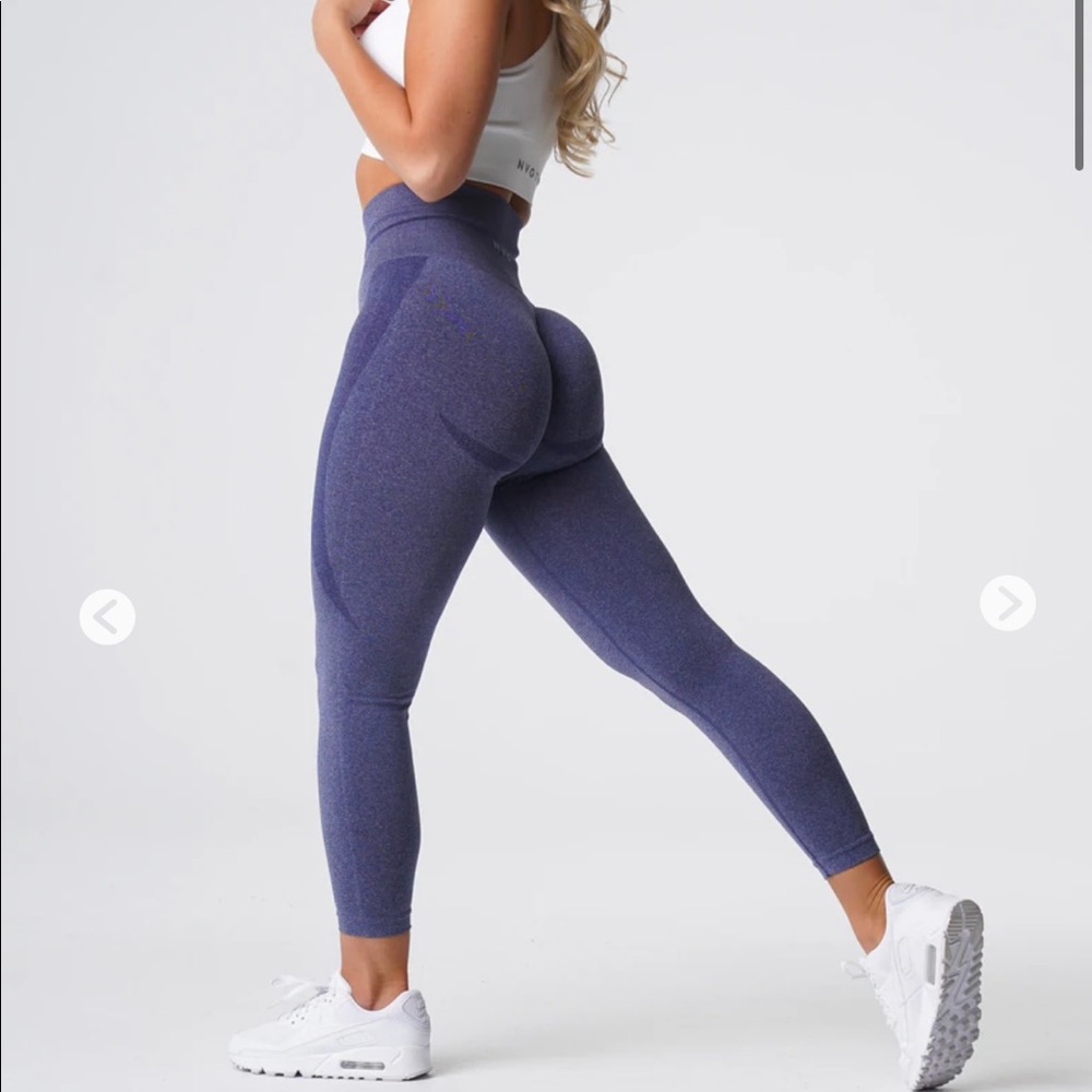 NVGTN indigo contour seamless leggings